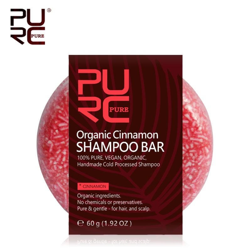 Pure shampoing solide Cinnamon "tous types de cheveux" - topbrush