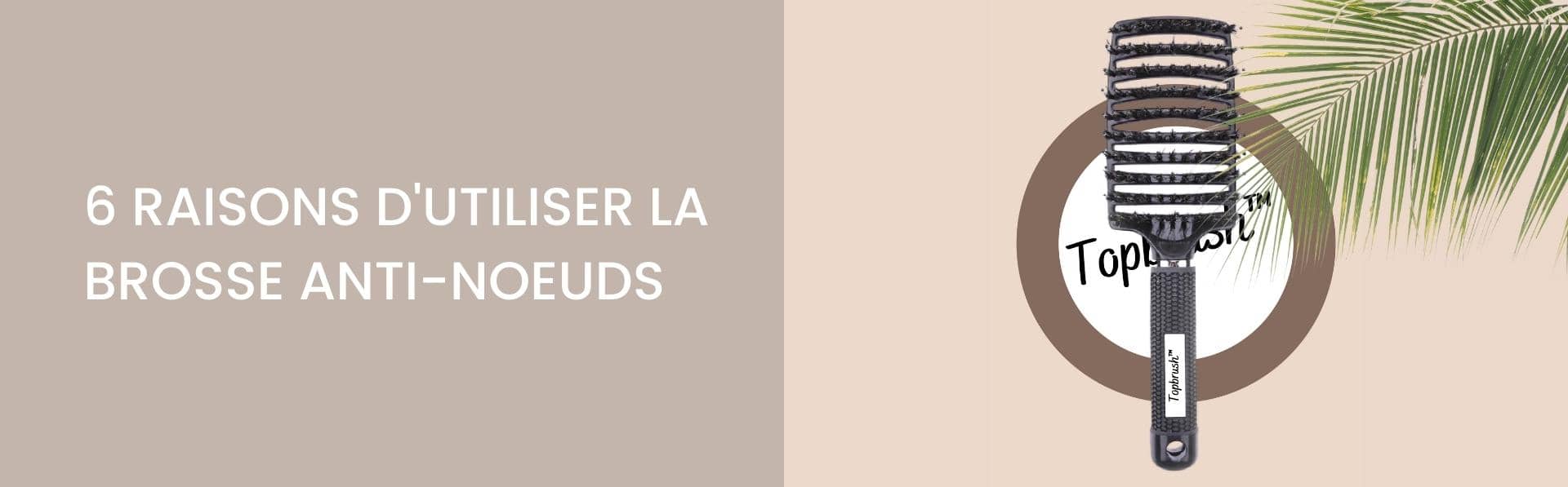 6 raisons d'utiliser la brosse anti-noeuds topbrush