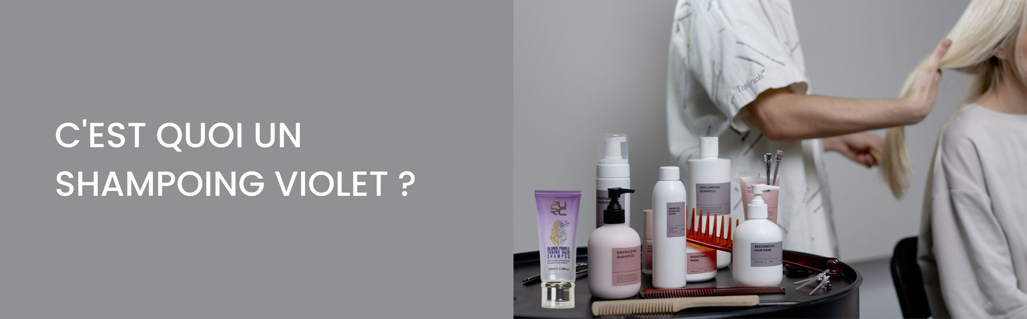 C'est quoi un shampoing violet ?