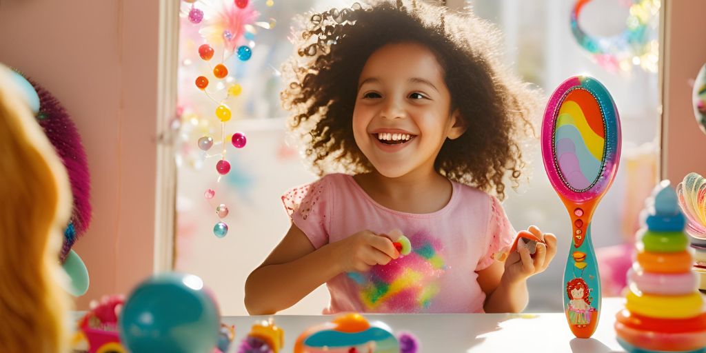 brosse à cheveux magique pour enfants
