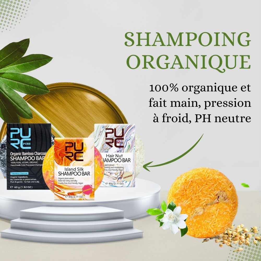 Shampoing solide organique topbrush