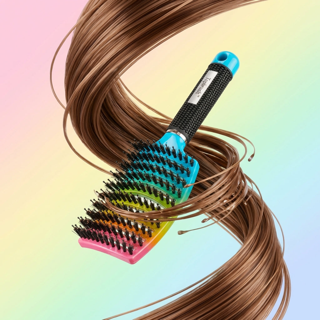 Brosse_demelante_Topbrush_arc_en_ciel