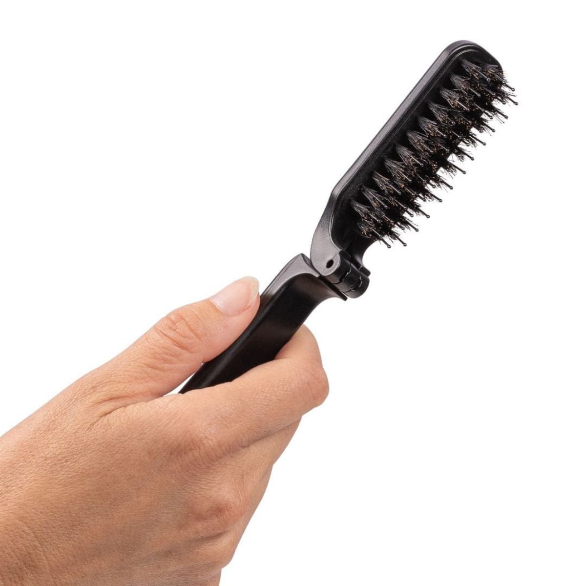 Brosse à Cheveux Pliable Top Model – Avec Miroir – 3 Designs : Ours, Panda, Zèbre