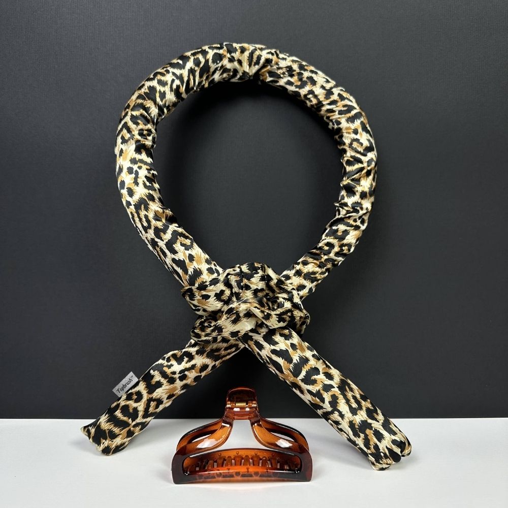 Boucles sans chaleur topbrush leopard