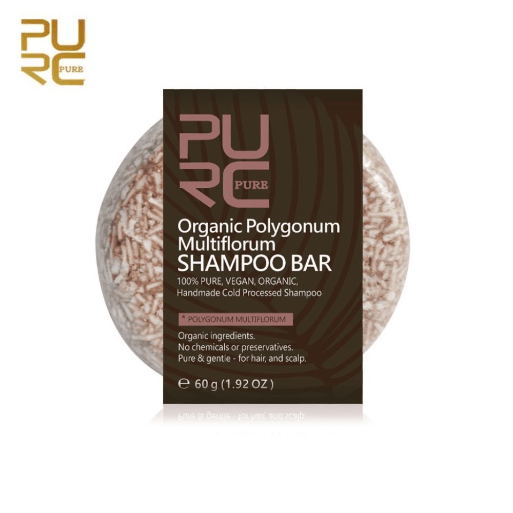 Pure shampoing solide Polygonum "tous types de cheveux" - topbrush