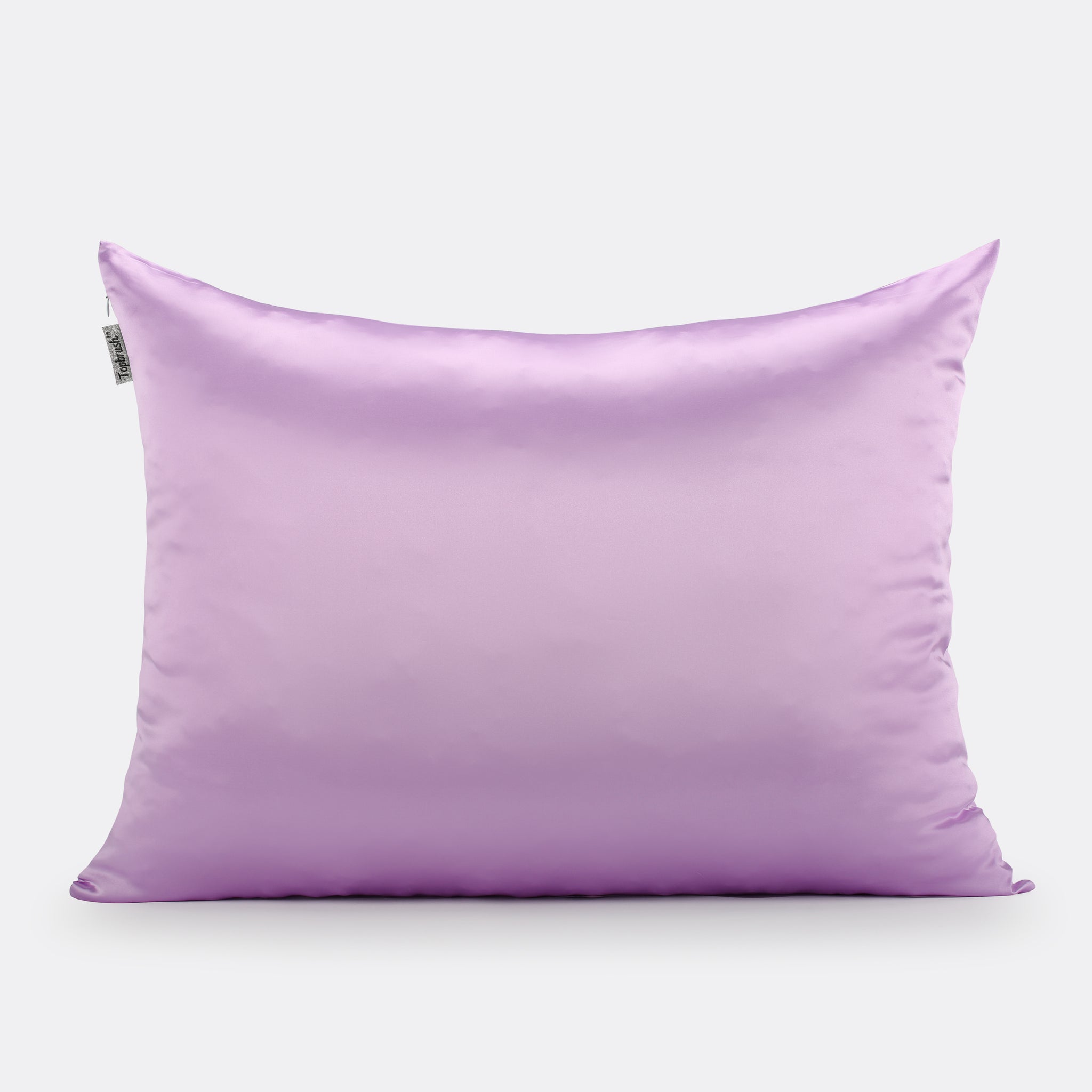 Taie d'oreiller satin violet